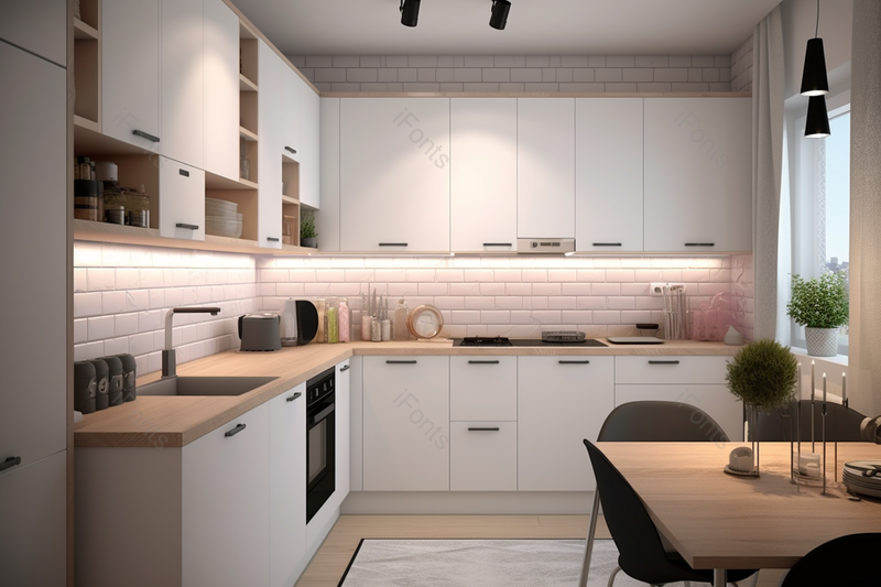 现代化简约风格厨房装修数字艺术,高清,摄影图,摄影图片,图片大全,摄影图免费下载